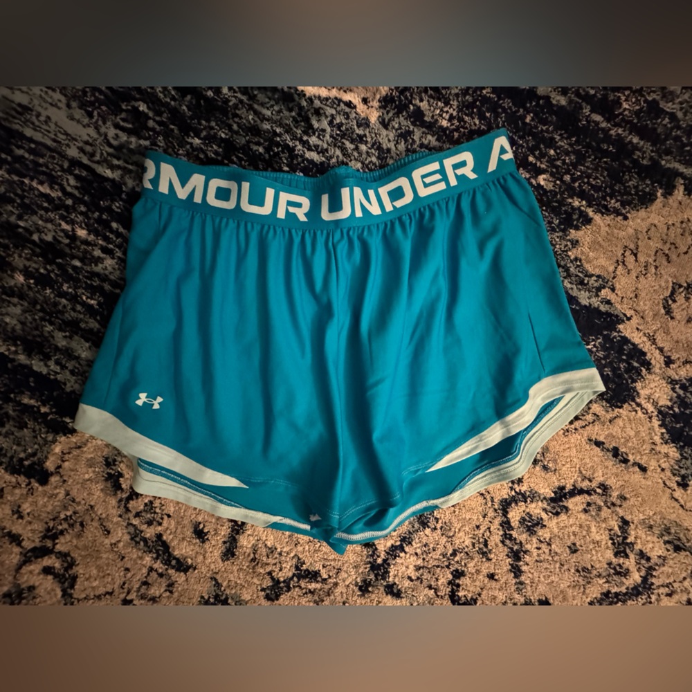 Under Armour Women's Teal Athletic Shorts